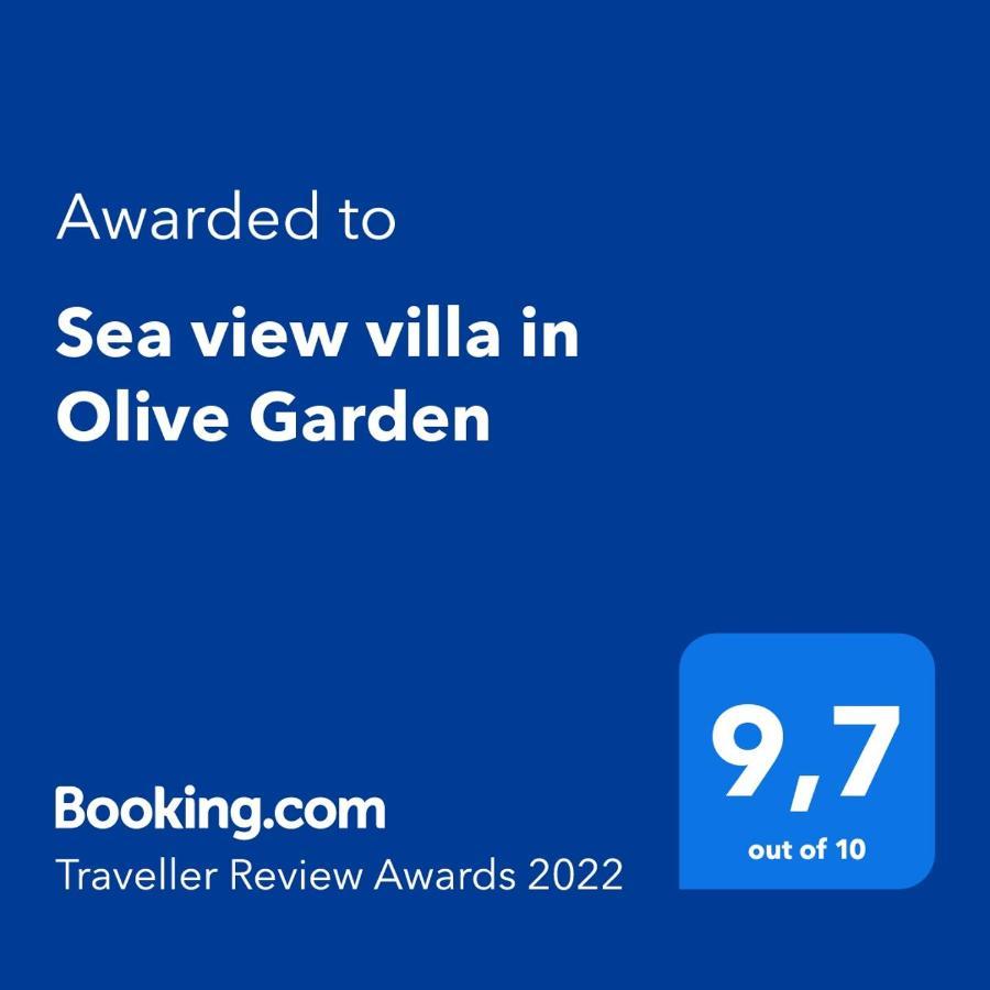 Sea View Villa In Olive Garden Nea Kallikrateia Экстерьер фото