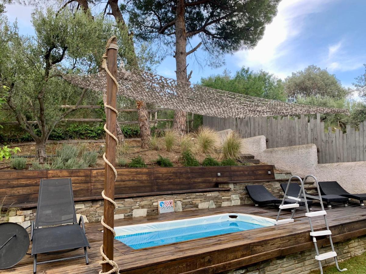 Sea View Villa In Olive Garden Nea Kallikrateia Экстерьер фото