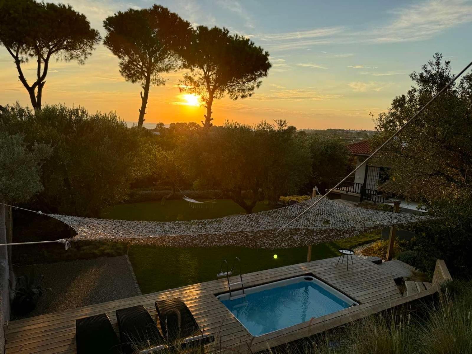 Sea View Villa In Olive Garden Nea Kallikrateia Экстерьер фото